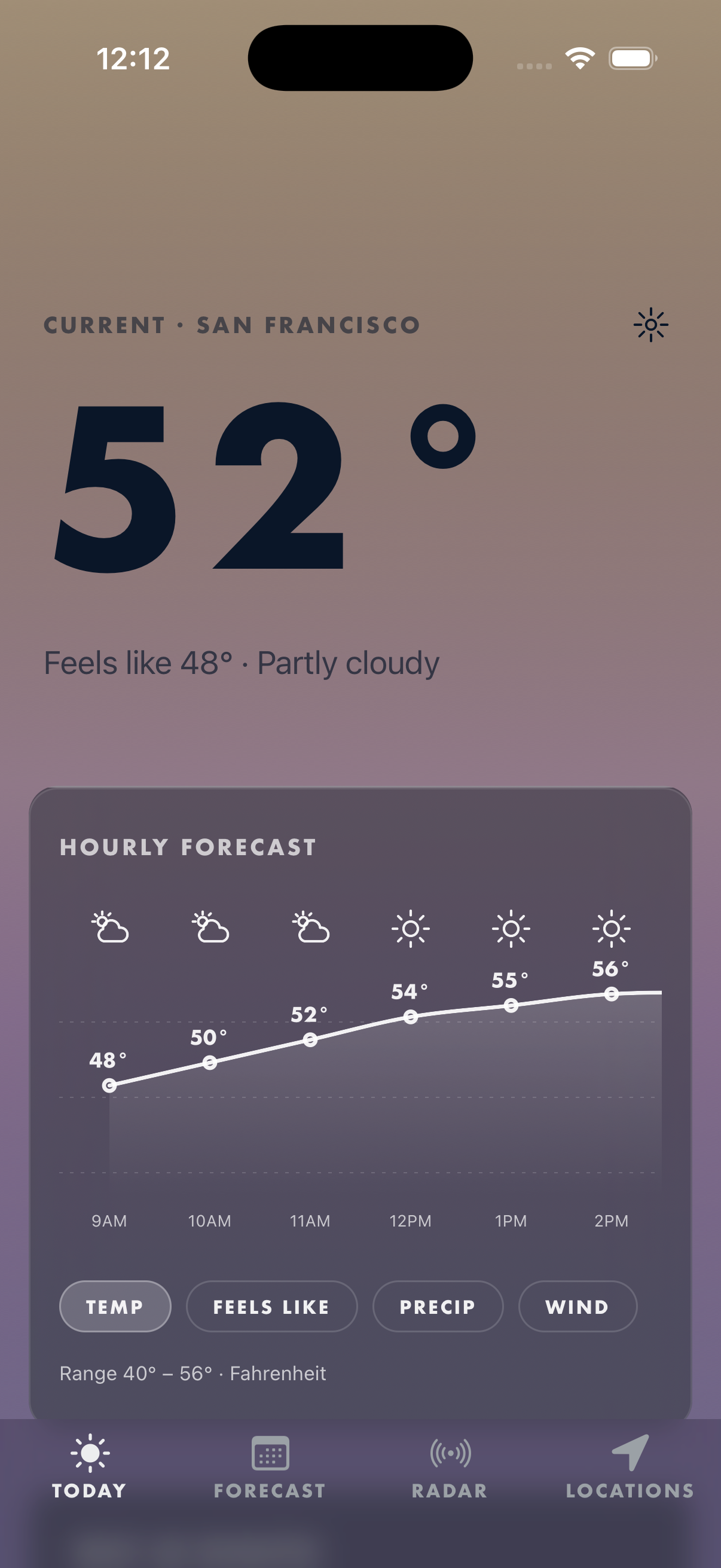 Vesper at golden hour